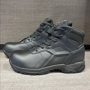 Men's BD 6" Side Zip Tactical Waterproof Safety Toe Boot (Black) - Size 11 M/W